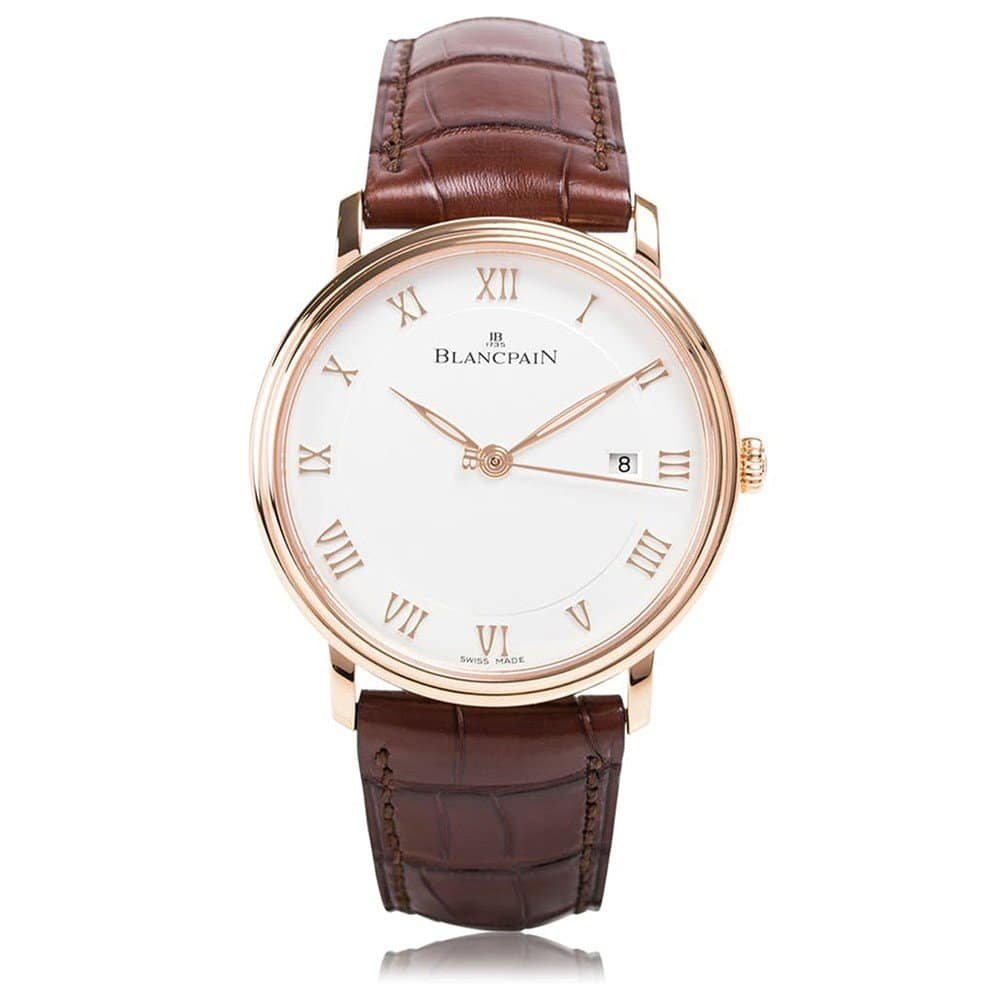 Blancpain 6651-3642-55b Villeret Ultra Slim Automatic 40mm Watch