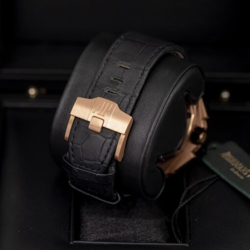 Audemars Piguet 26401RO.OO.A002CA.02 Royal Oak Offshore Black Dial Black Leather Strap 44mm - Image 7