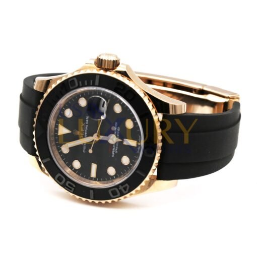 Rolex Yacht-Master 126655 Everose Gold Black Dial 40mm Watch - Image 3