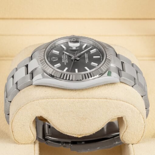 Rolex Datejust 126334-0013 Slate Index Oyster 41mm Stainless Steel Mens Watch - Image 5