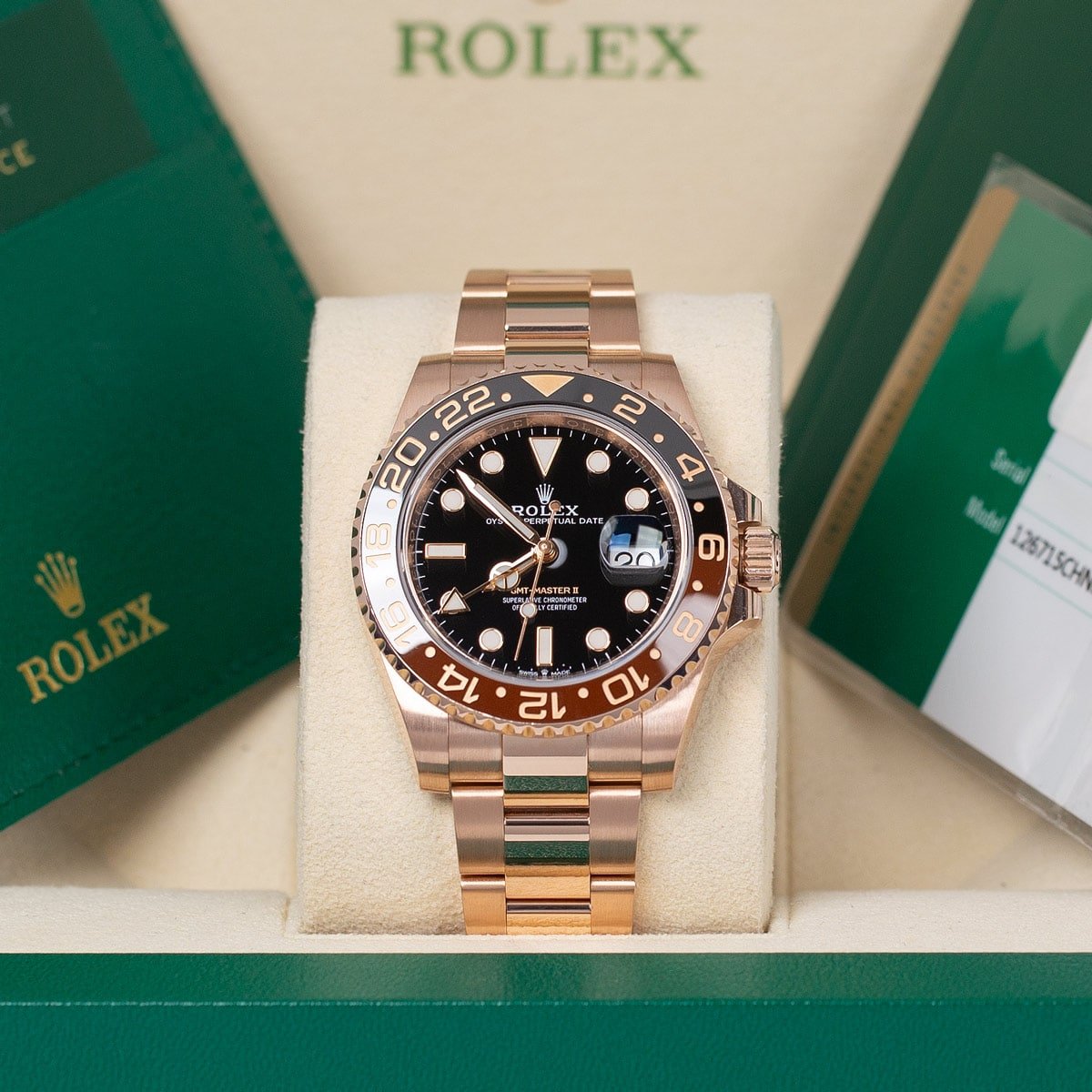 Rolex GMT 126715CHNR GMT-Master II Rootbeer Mens Watch - Image 3