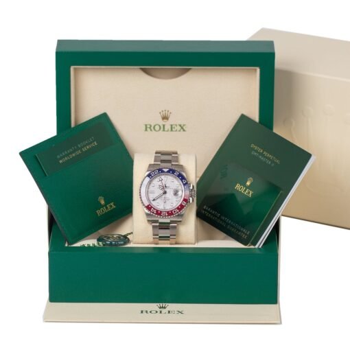 Rolex GMT-Master II 126719BLRO Pepsi Meteorite Dial 18k White Gold Watch - Image 2