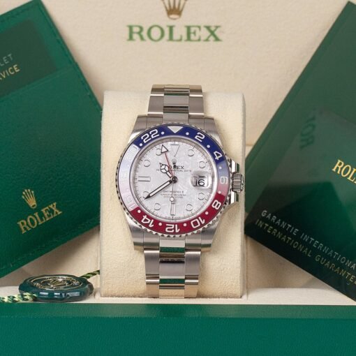Rolex GMT-Master II 126719BLRO Pepsi Meteorite Dial 18k White Gold Watch - Image 3