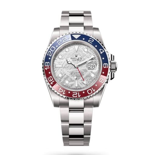 Rolex GMT-Master II 126719BLRO Pepsi Meteorite Dial 18k White Gold Watch