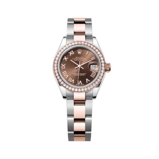 Rolex Lady-Datejust 279381RBR-0010 Chocolate Roman Dial Oyster Bracelet