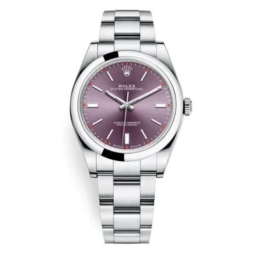 Rolex Red Grape 114300-0002 Oyster Perpetual 39mm Watch